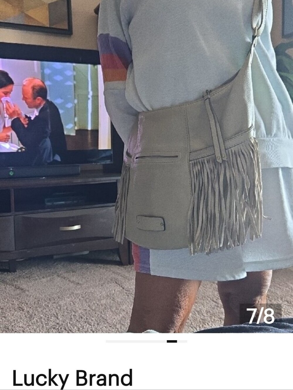 Lucky BRAND Fringe Shoulder Bag